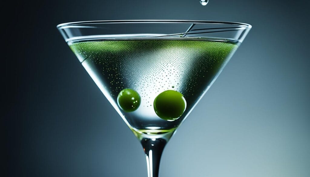Classic Gin Martini Cocktail