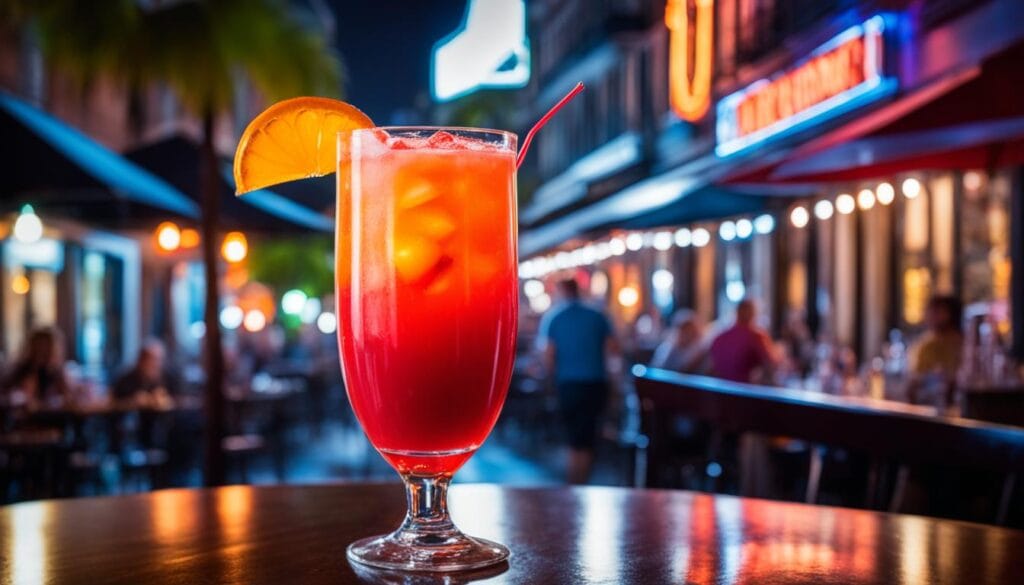 Hurricane cocktail
