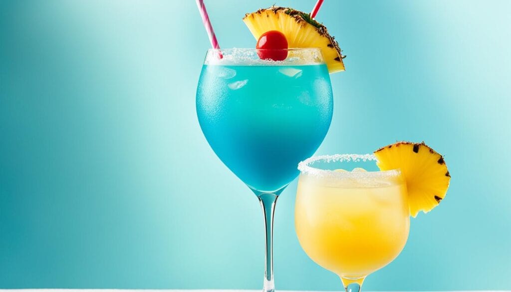 Malibu Blue Hawaiian Cocktail