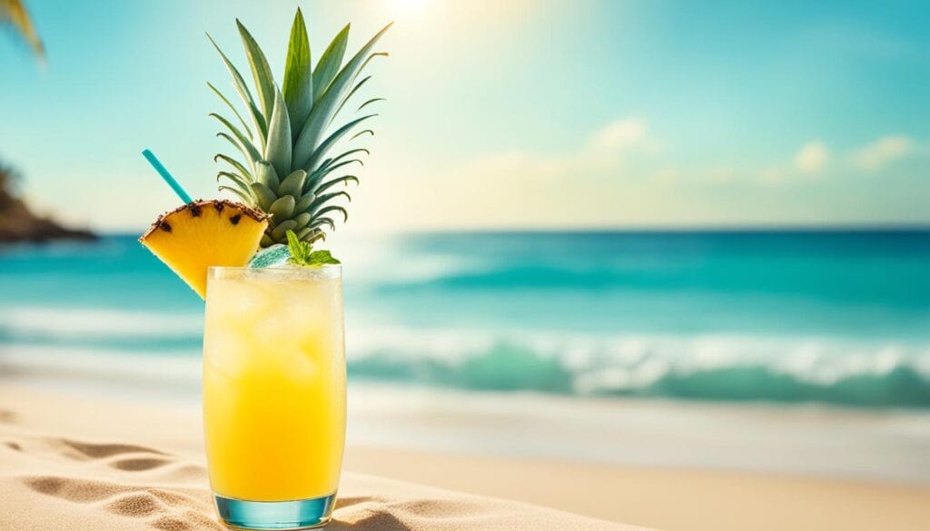 Malibu Rum Cocktail