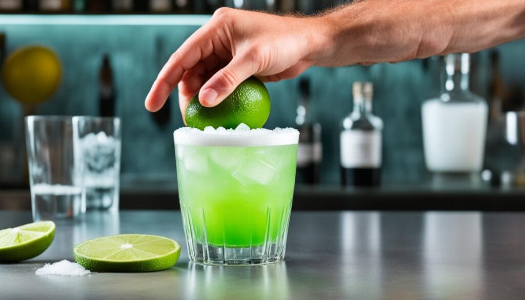 Preparing a Classic Daiquiri Cocktail