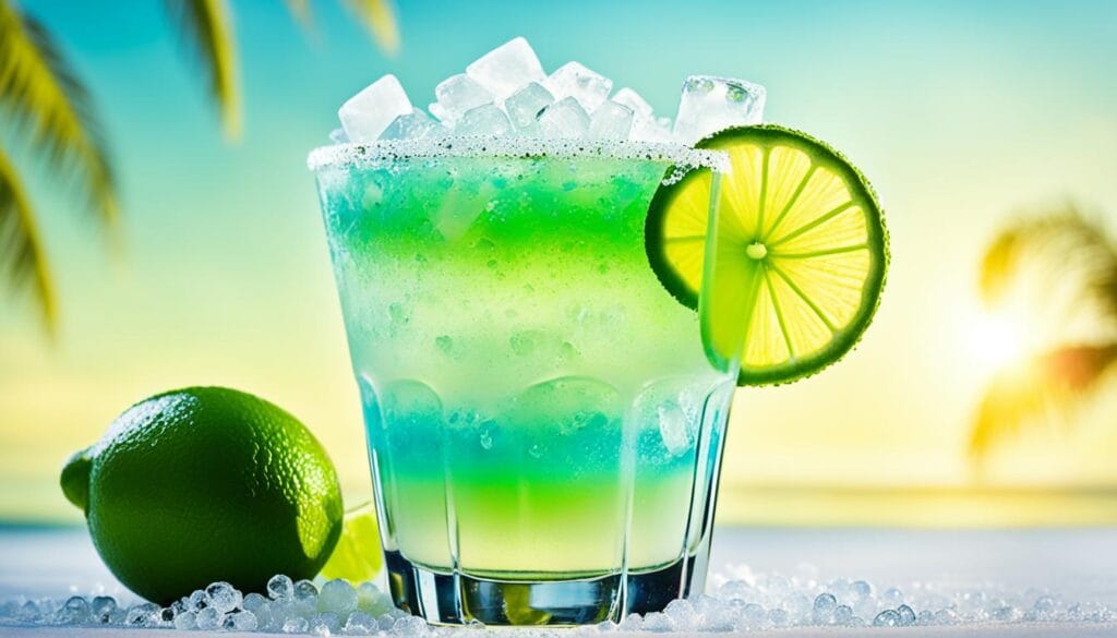 refreshing frozen margarita