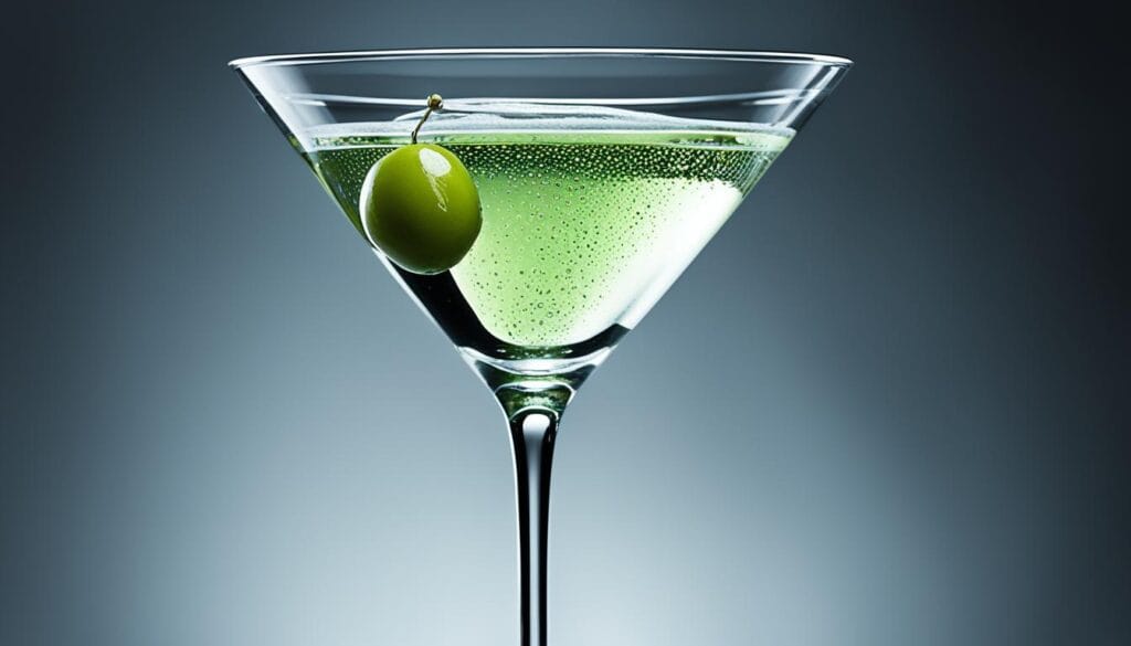 traditional gin martini