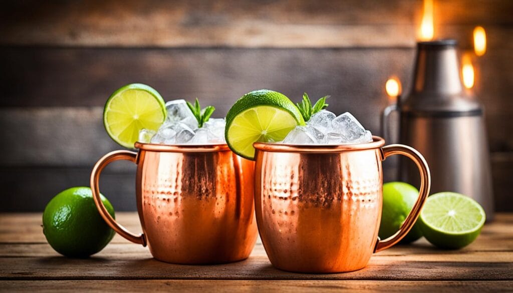 copper mugs