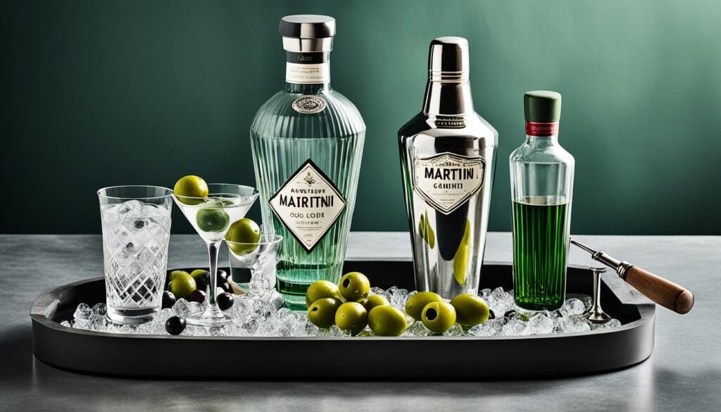 essential ingredients for the perfect martini