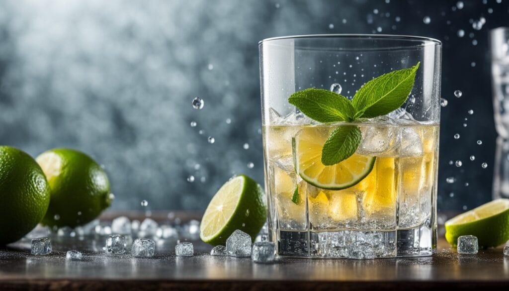 quality ice in cocktails