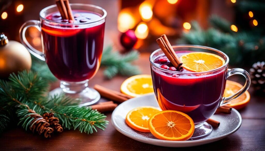 warm christmas beverages