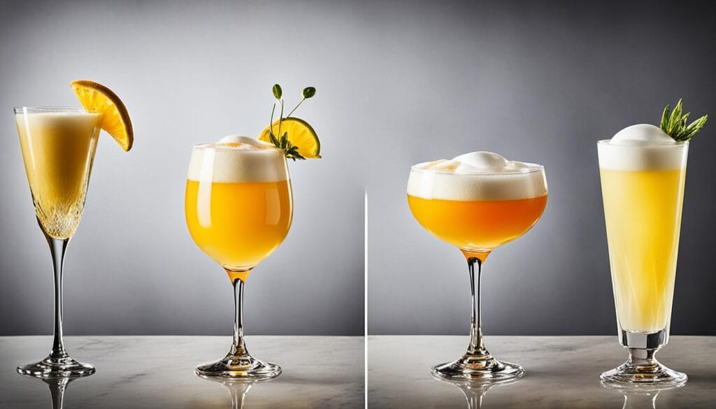 whiskey sour variations