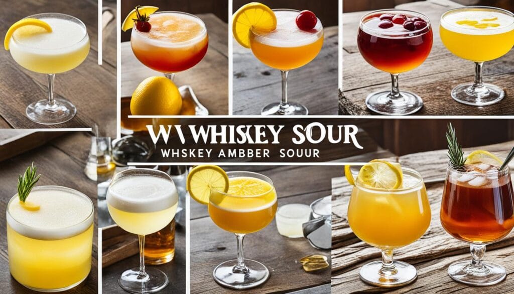 whiskey sour variations
