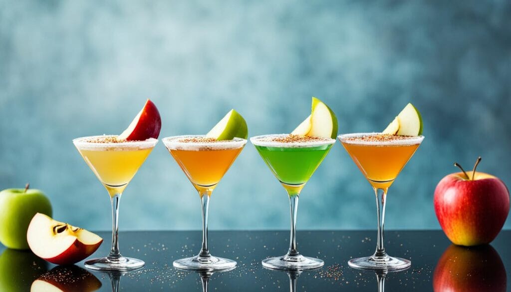 apple martini variations