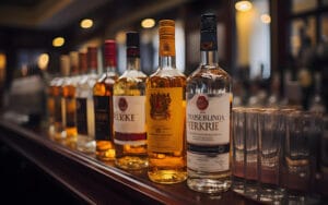 High-class cocktails