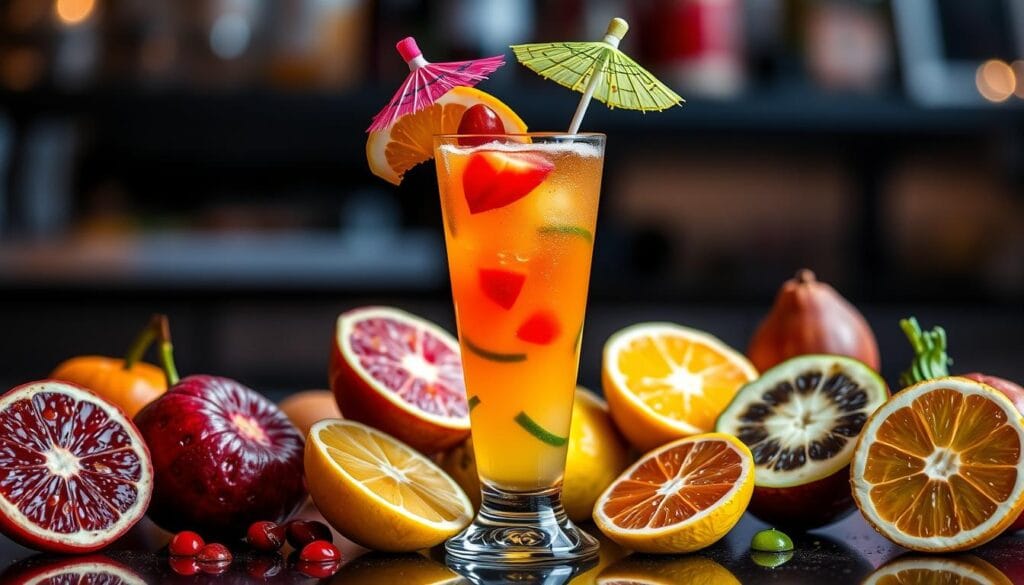 Fruit liqueurs for cocktails