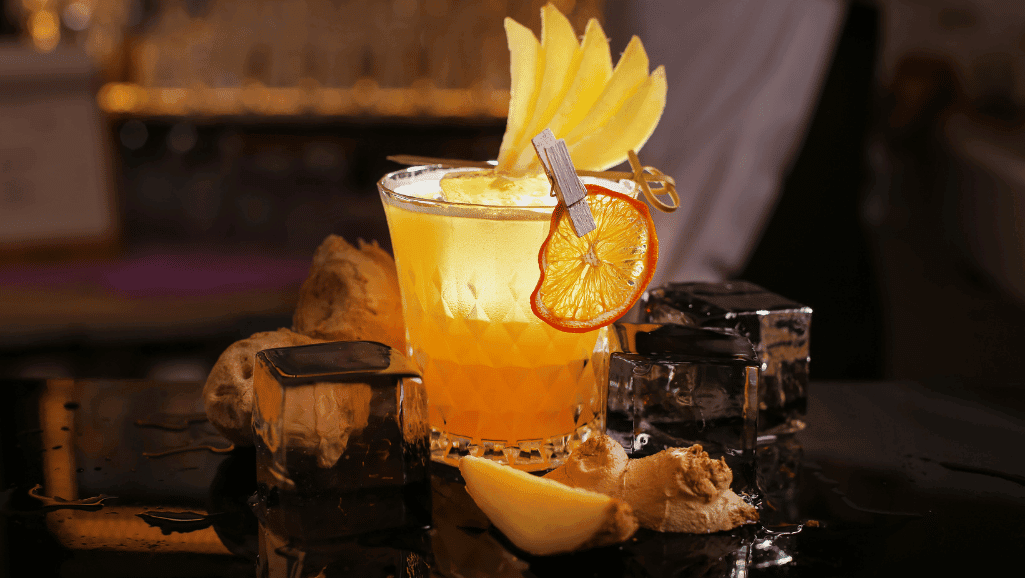 honey-ginger syrup