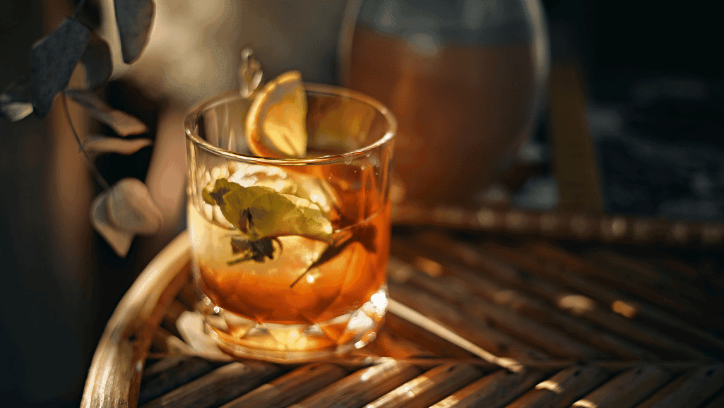 Scotch cocktail menu preparation