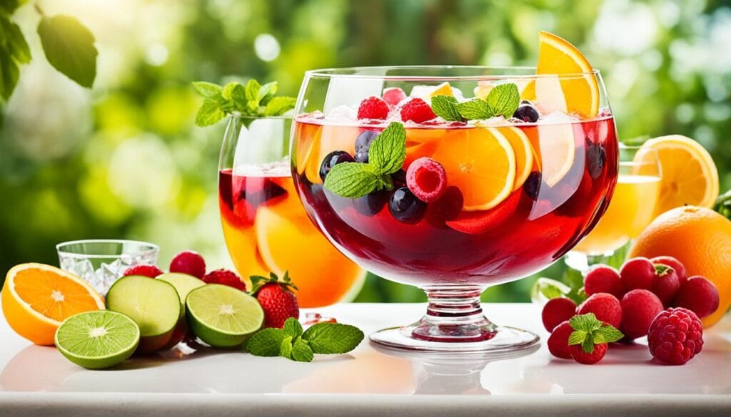 punch bowl cocktails