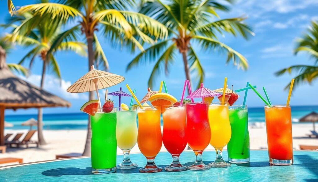tropical rum cocktails