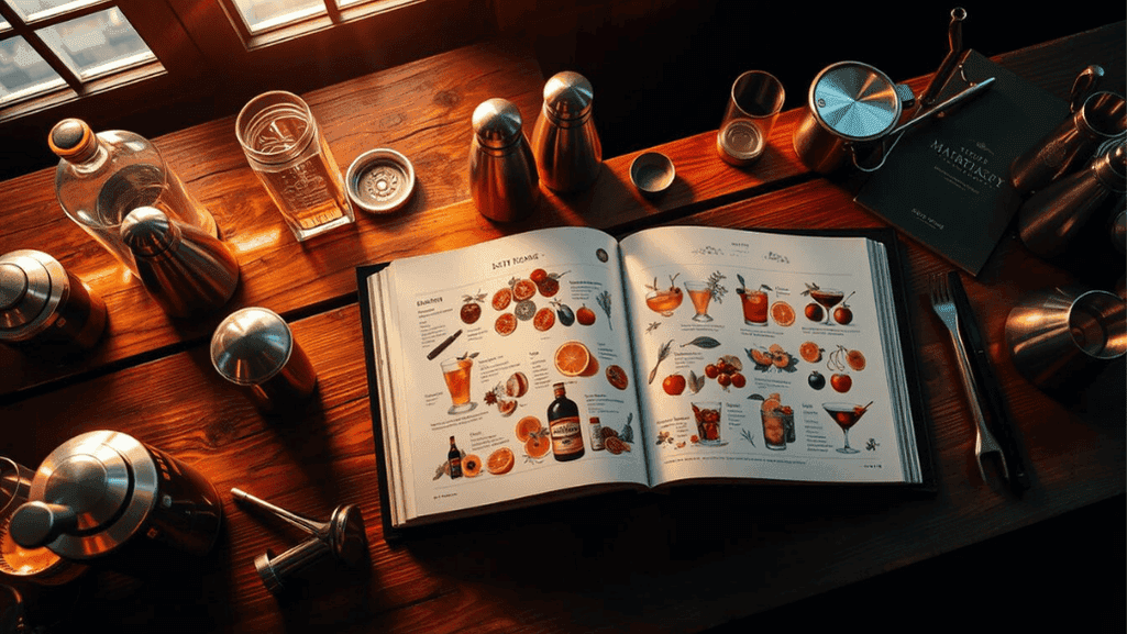 cocktail mixology book