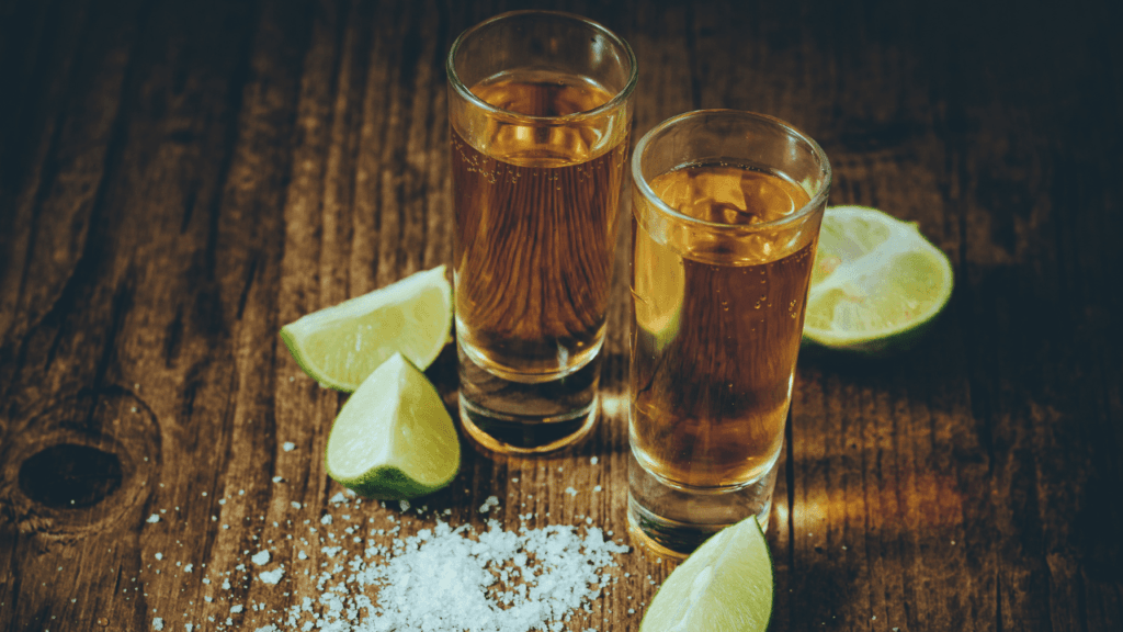 Highlighting Premium Gold Tequila