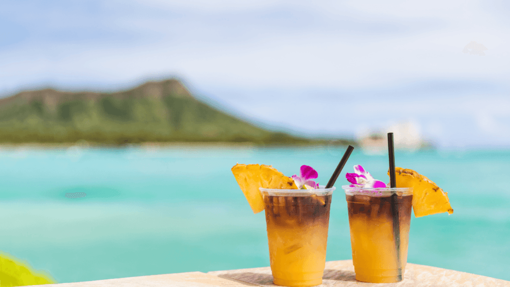Tropical Dark Rum Drinks Cocktails